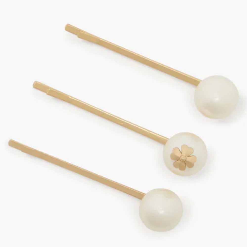 Kate spade pearls on pearls hair pins